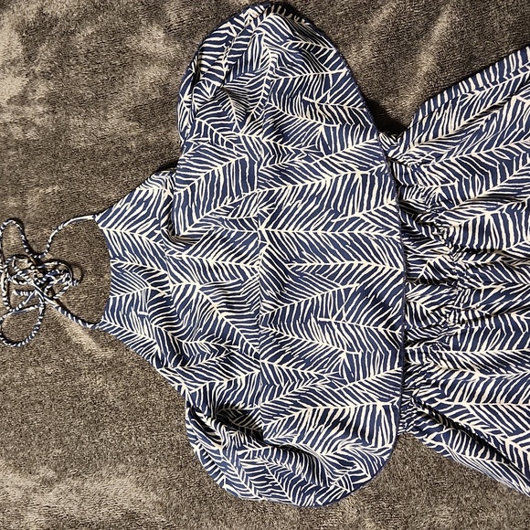 Blue and white s/m jumpsuit - Picture 4 of 12